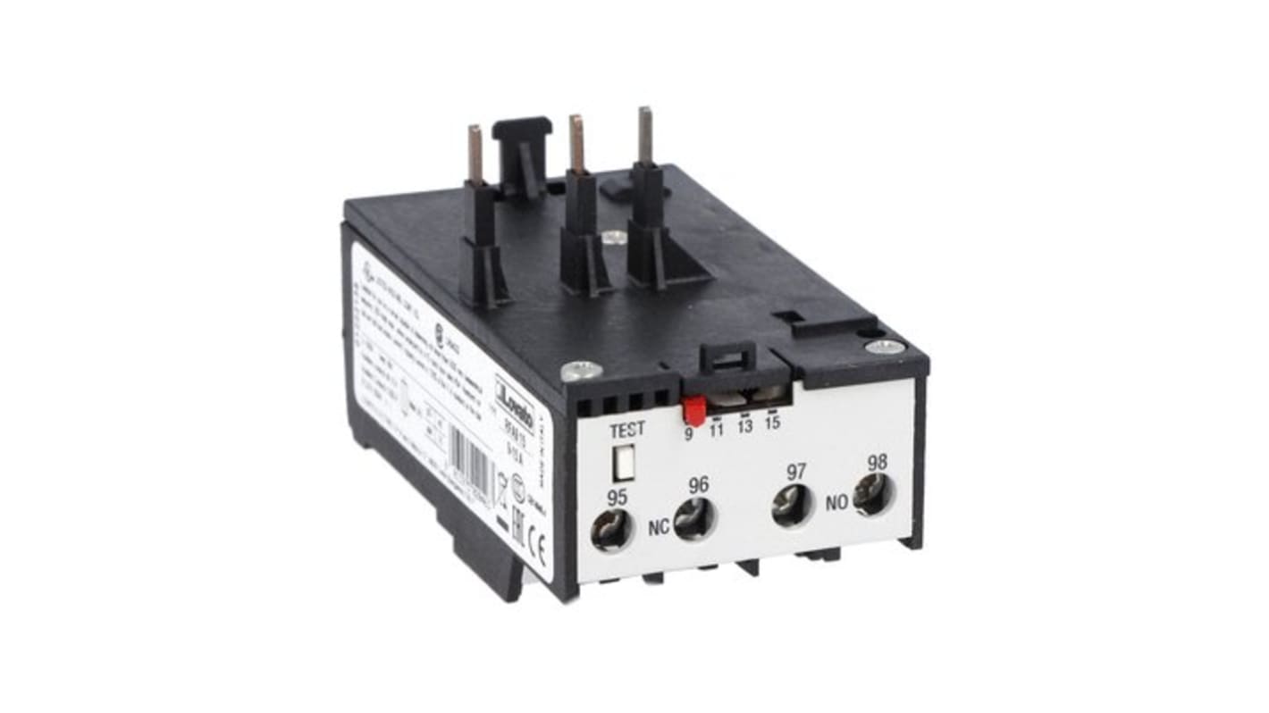 Lovato Control Relay 1NO +1NC, 15 A F.L.C, 10A Contact Rating, 690 V, 3P, RFA9