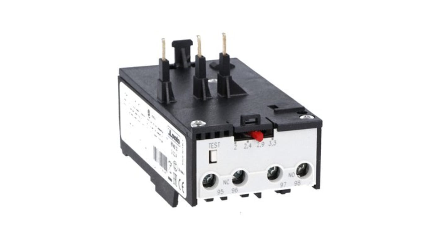 Relé de control Lovato RFA9, 1 NA + 1 NC, 690 V, 3,3 A