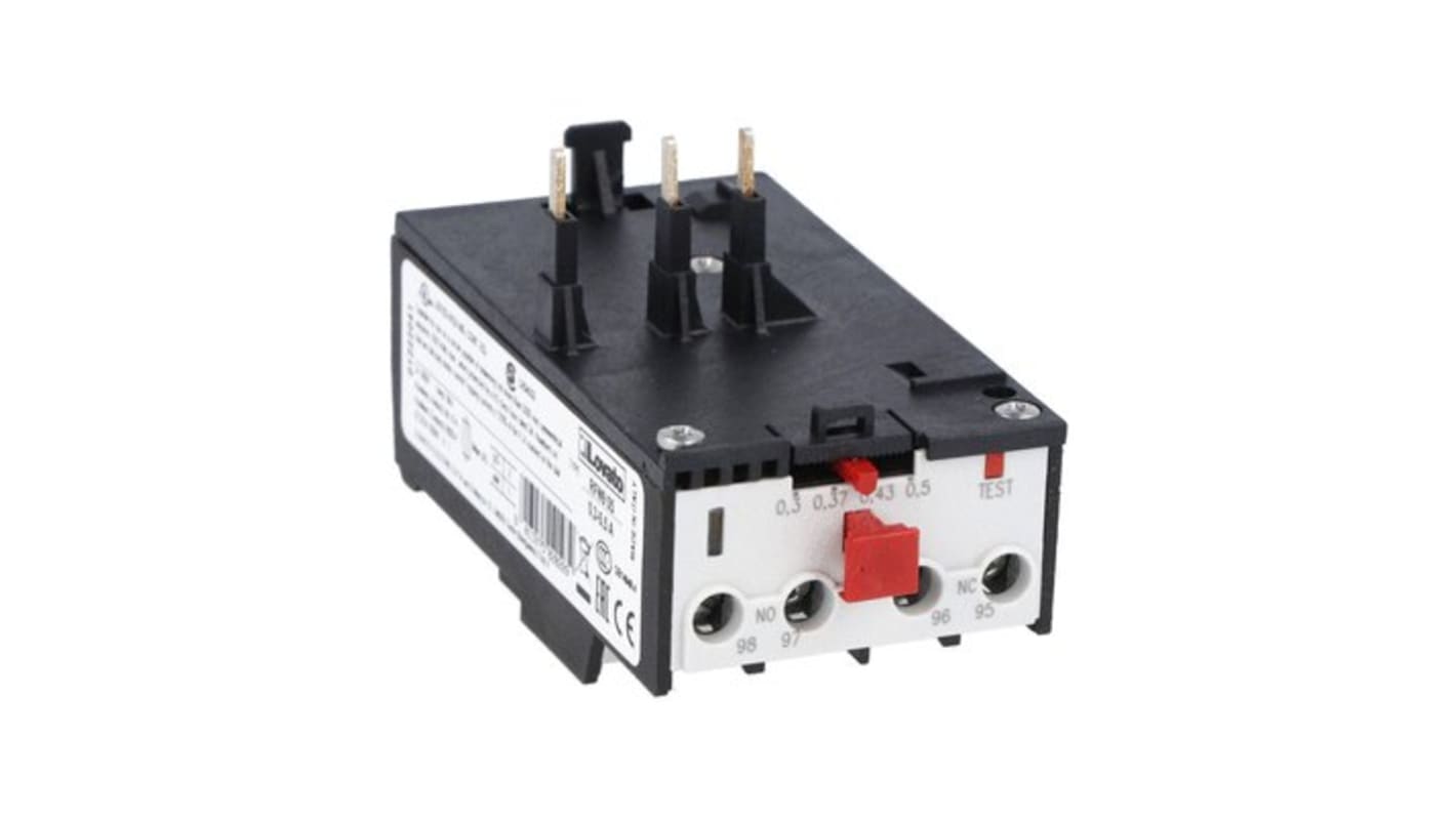 Lovato Control Relay 1NO +1NC, 0.15 A F.L.C, 10A Contact Rating, 690 V, 3P, RFN9