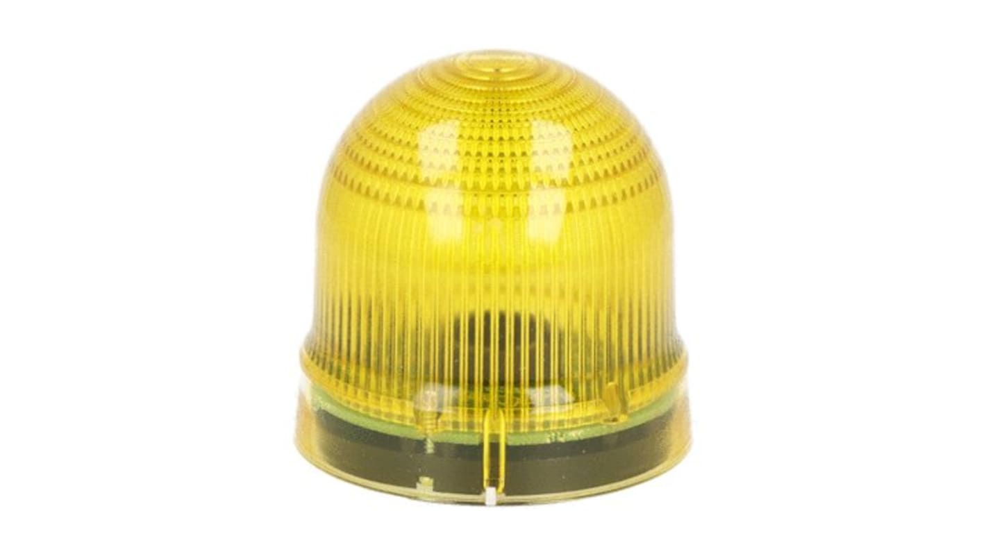 Indicador luminoso Lovato serie 8LB6GL, efecto Intermitente, Fijo, LED, Amarillo, alim. 24 → 230 V ac