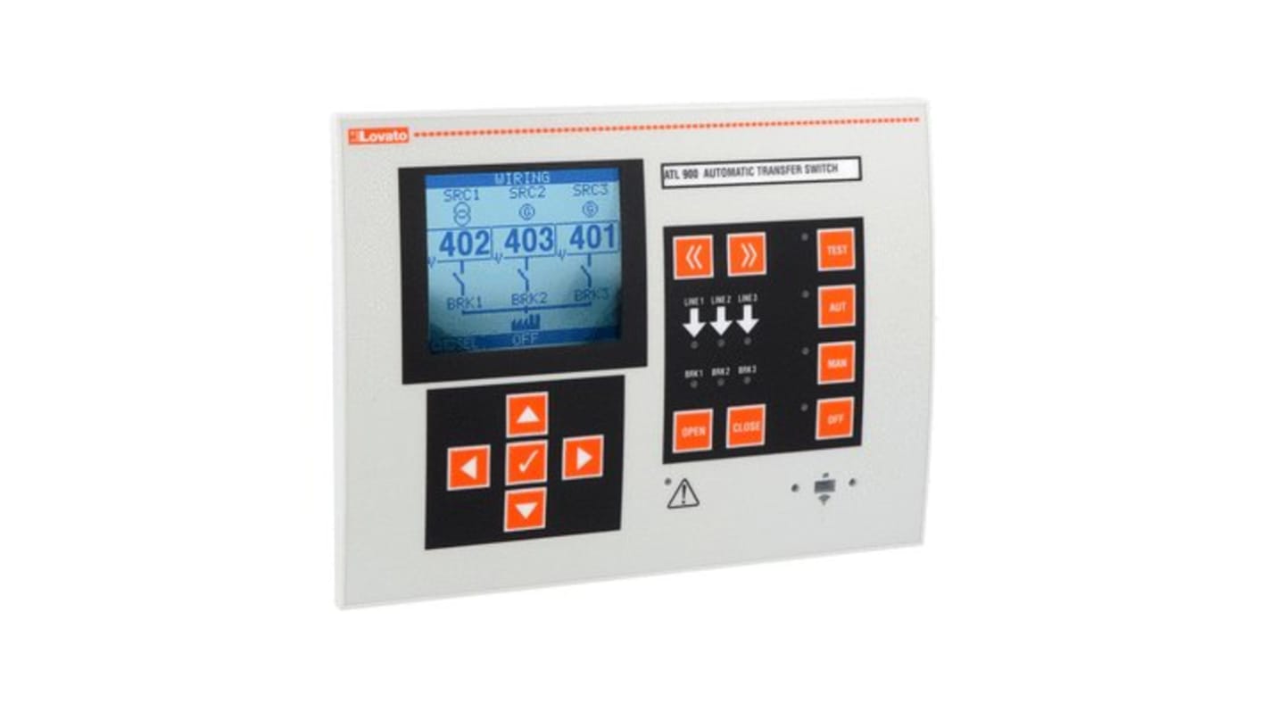 Lovato ATL900 Series Controller, 110 - 240 V ac Supply, Relay Output, 12-Input, Shunt Supplied by External Current