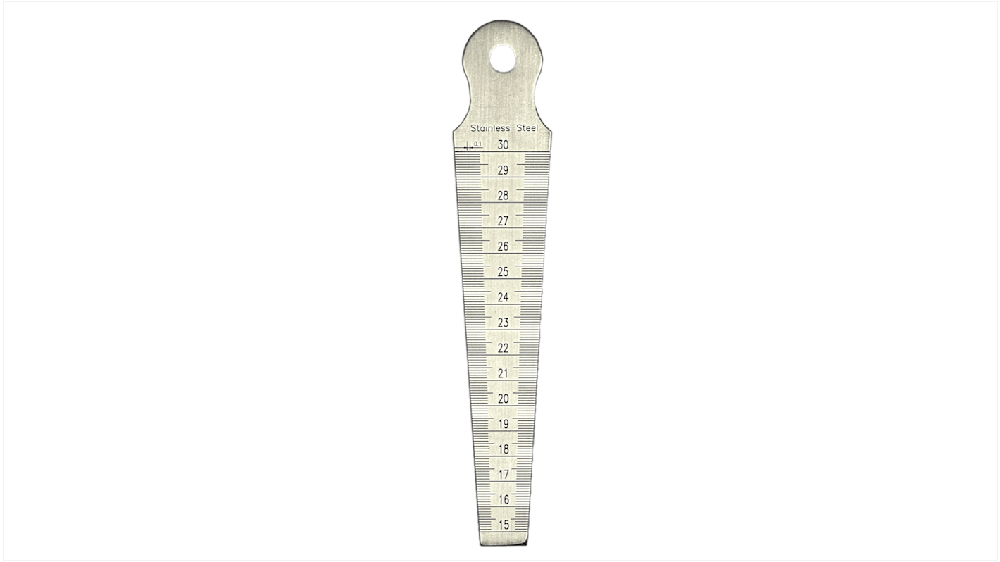 RS PRO Taper Bore Gauge, Stainless Steel, 1 piece