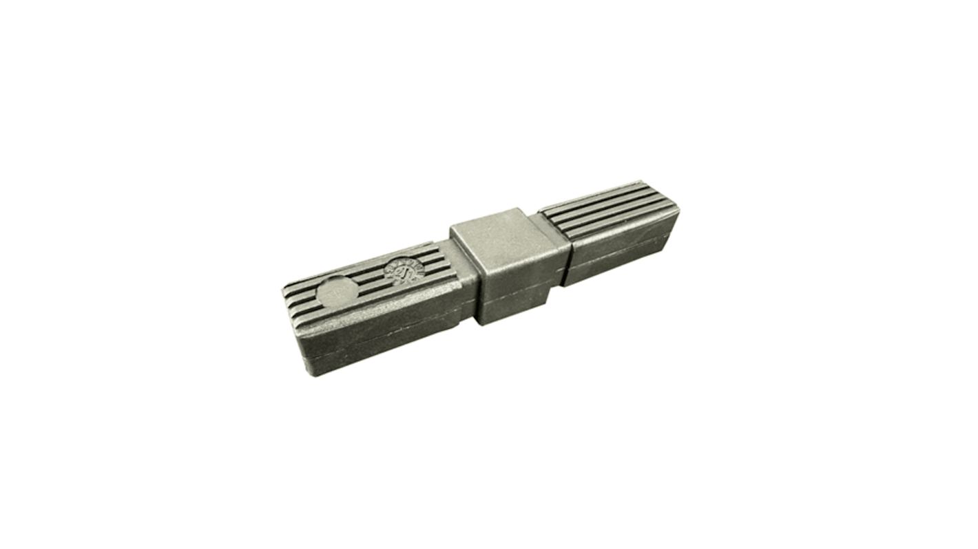 25 x 25 x 1.5 BUTT TUBE CONNECTOR NO COR