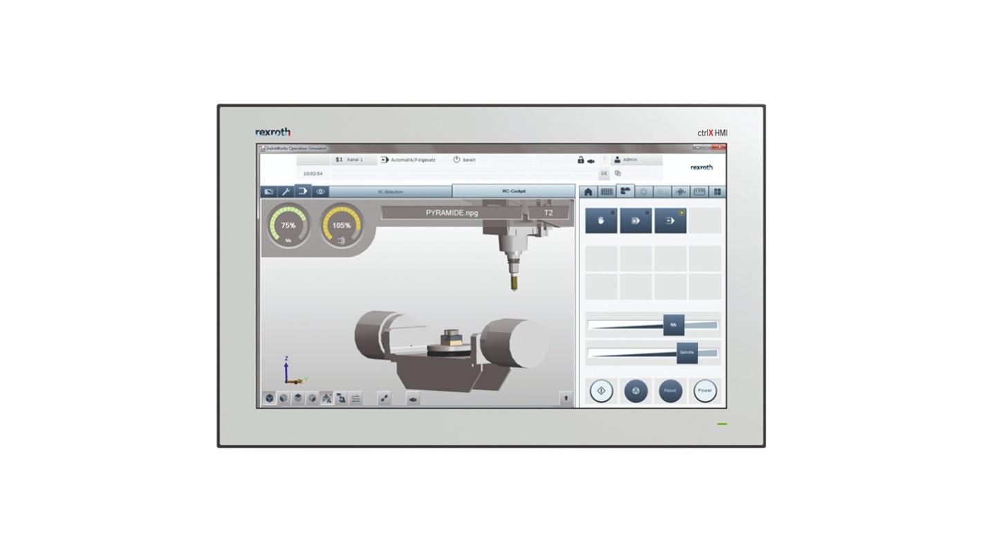 Bosch Rexroth ディスプレイ サイズ：21.5インチ, DR0021シリーズ, IP20, R911381365