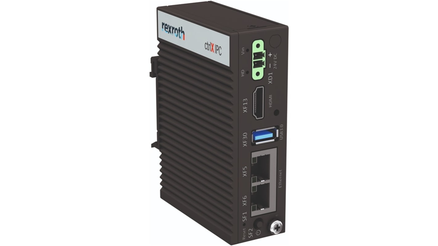 Bosch Rexroth ctrlX IPC – PR21 Industrie-PC 1 Adern, Intel Atom, 4 GB 1,4 GHz IP20 für Linux Ubuntu Core 16