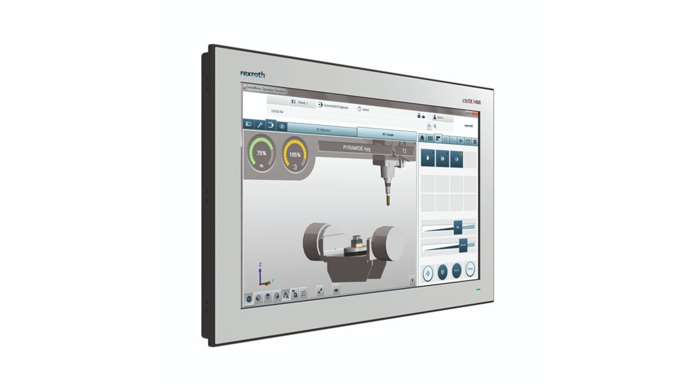 Panel PC à écran tactile ctrlX HMI VR4 Bosch Rexroth, LCD, 15,6 pouces, 1366 x 768pixels