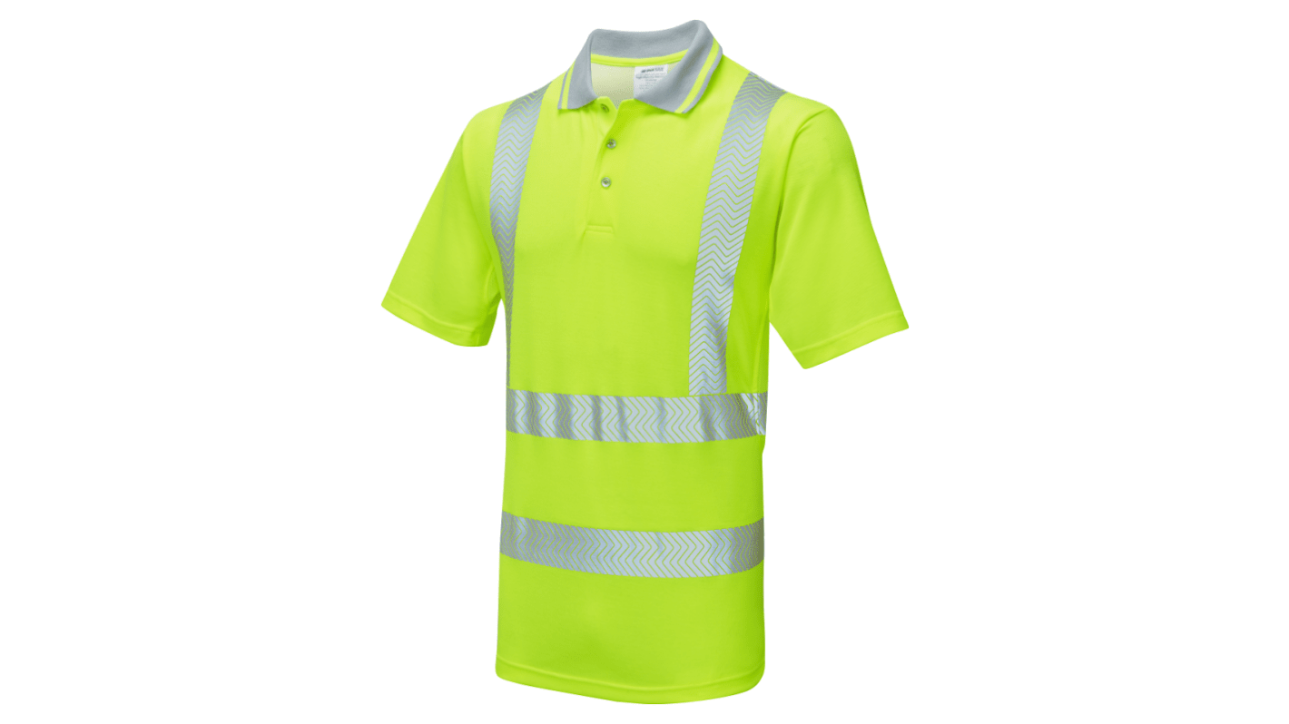 PULSAR LFE900 Yellow Men Hi Vis Polo Shirt, 2XLin