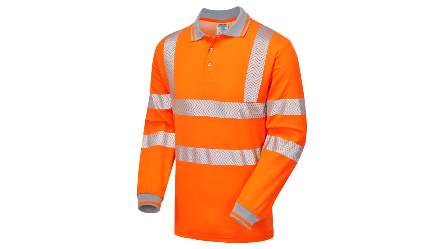 PULSAR Lang Orange 139.7 → 149.86cm LFE904 Warnschutz Polohemd