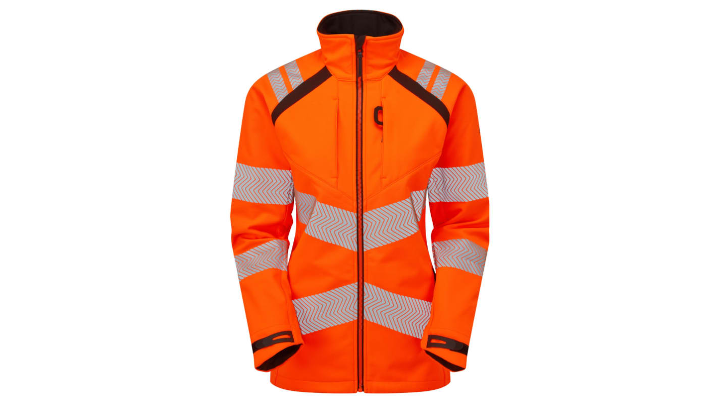 PULSAR LFE916 Orange Men Hi Vis Softshell Jacket, XXL