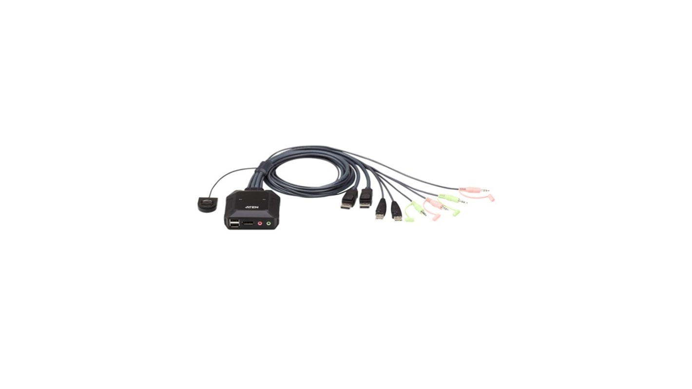 3.5 mm Jack Aten KVM-kapcsoló 13 portos USB 1 1 DisplayPort