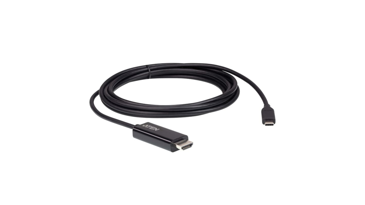 Adaptador de red USB C Aten, con. A USB Macho, con. B RJ45 Macho, 2 puertos