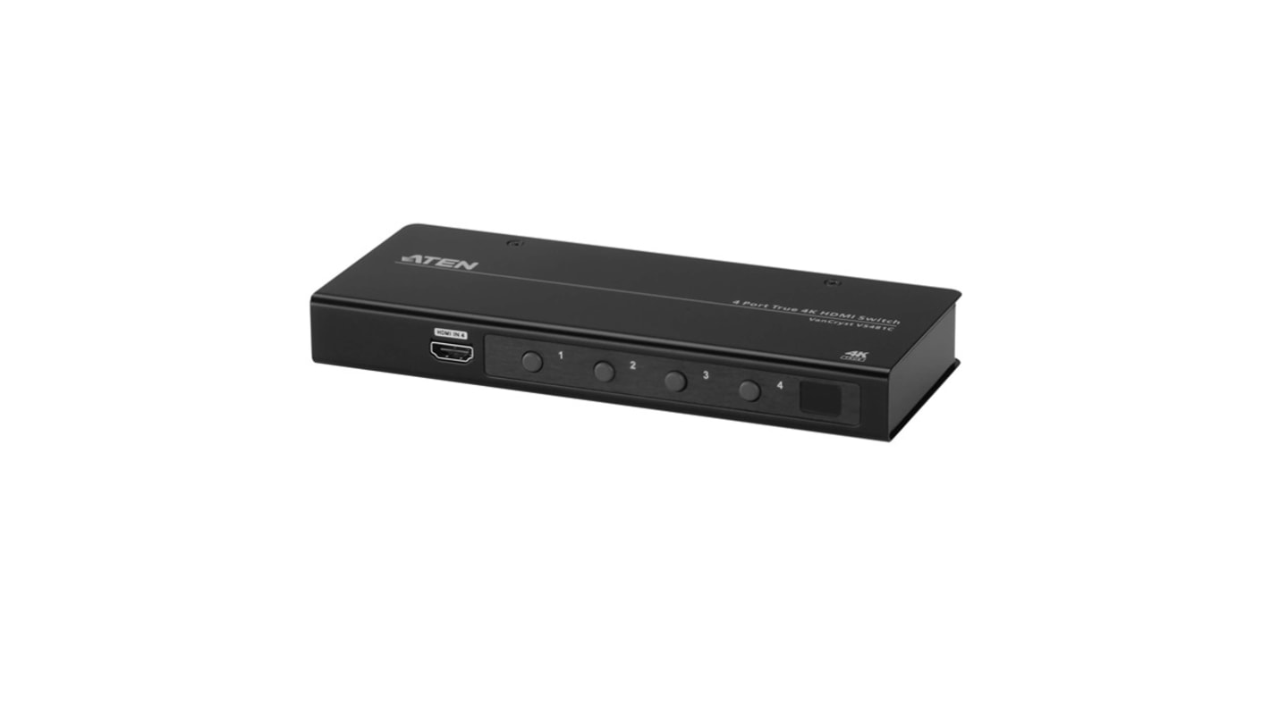 Aten HDMI-Schalter HDMI 5-Port, 4096 x 2160 4 Videoeingänge 1 Videoausgänge