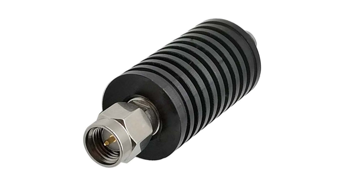 Huber+Suhner RF Attenuator Straight Coaxial Connector SMA 3dB, Operating Frequency 6GHz