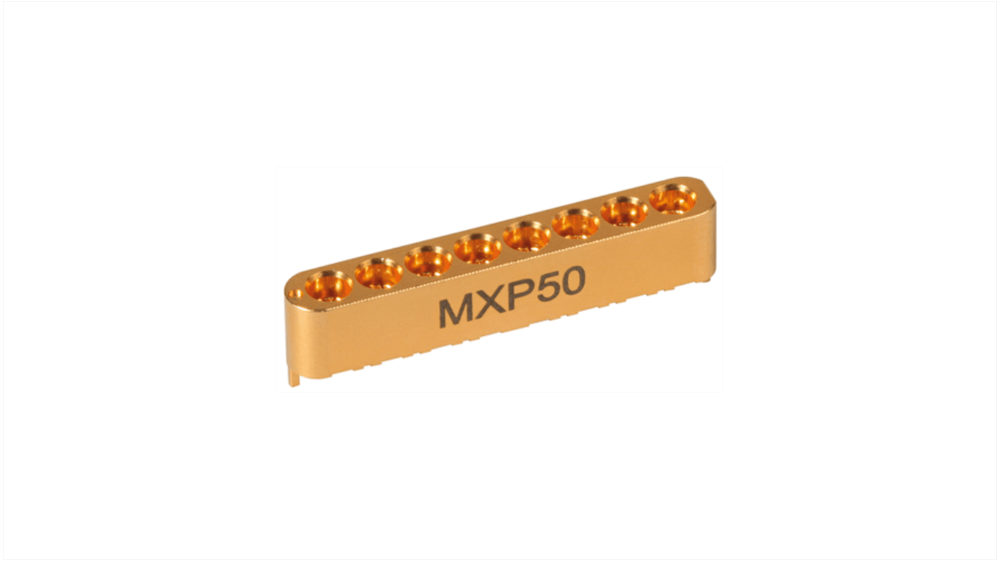 Huber+Suhner, Plug Surface Mount Coaxial PCB Connector, Coaxial Cable Termination, Straight Body