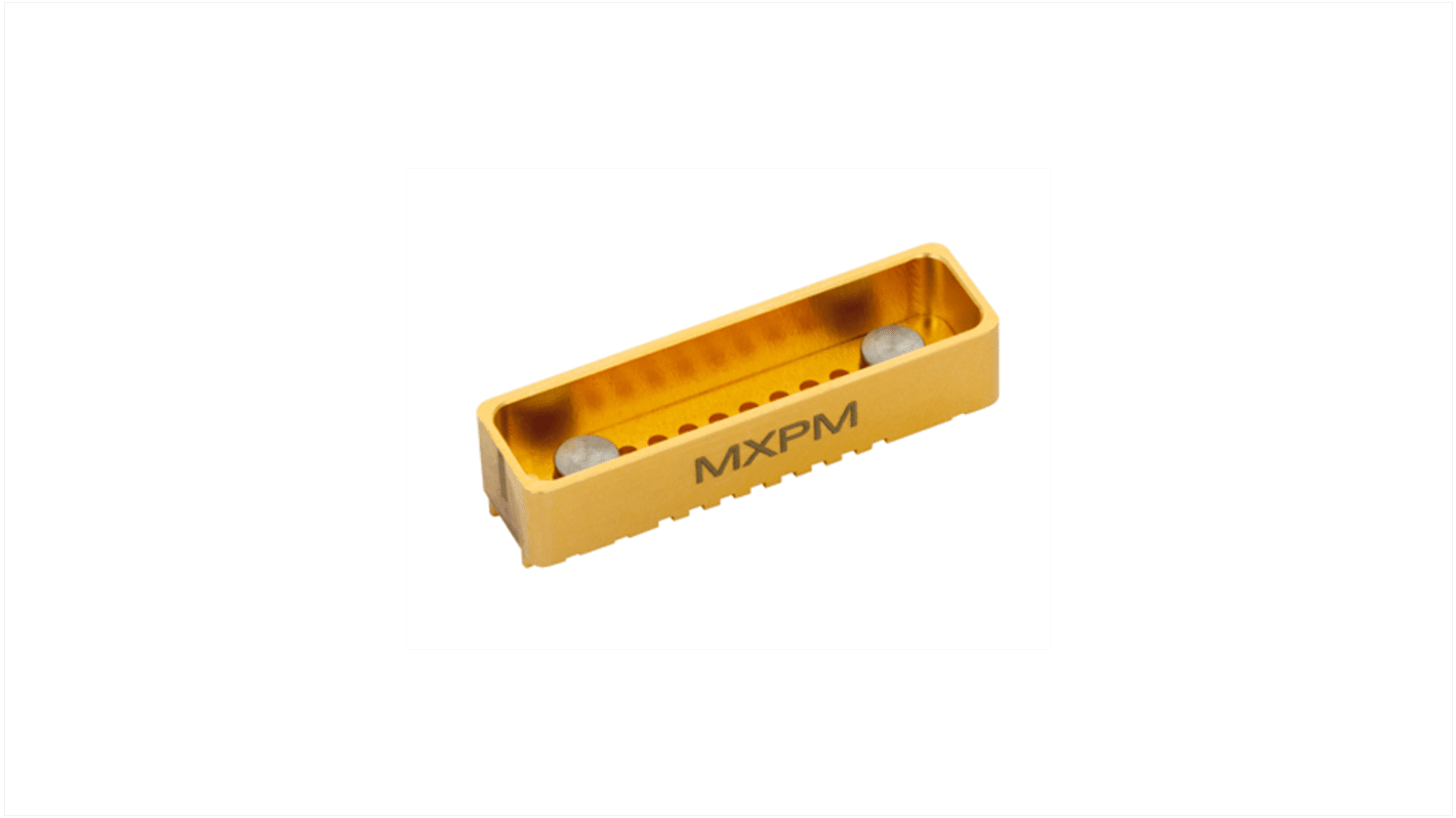 Huber+Suhner, jack Surface Mount Coaxial PCB Connector, Coaxial Cable Termination, Straight Body