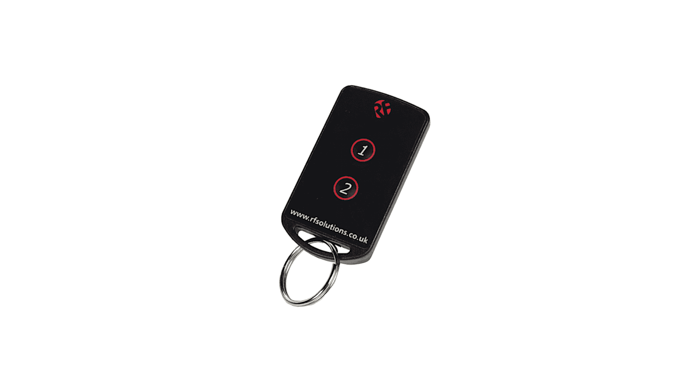 RF SolutionsFOBBER-4T2 2 Button Remote Control Fob, 433.92MHz