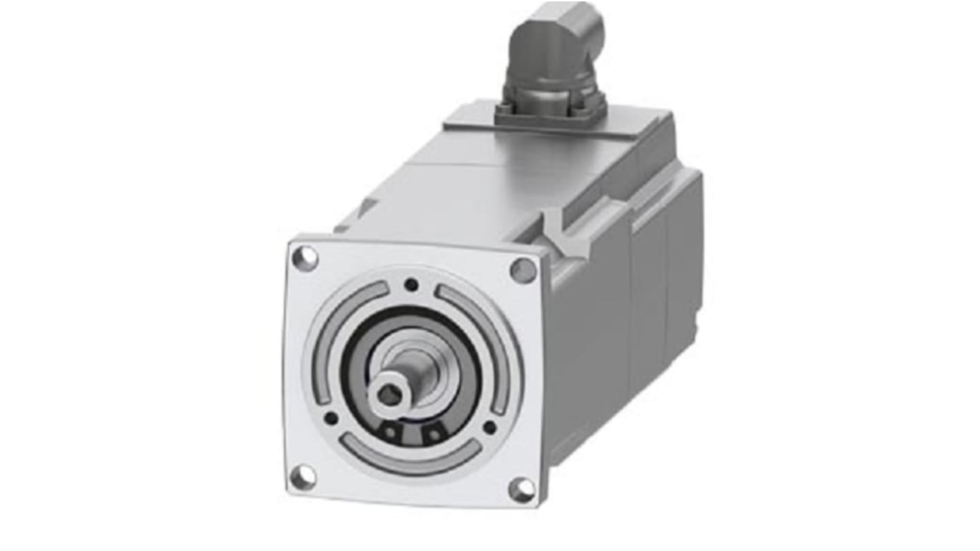 Siemens Servomotor, 1,95 Nm, 400 → 480 V, 4500 Umdrehungen pro Minute, 0,28 kW, 0.59Nm, 11mm