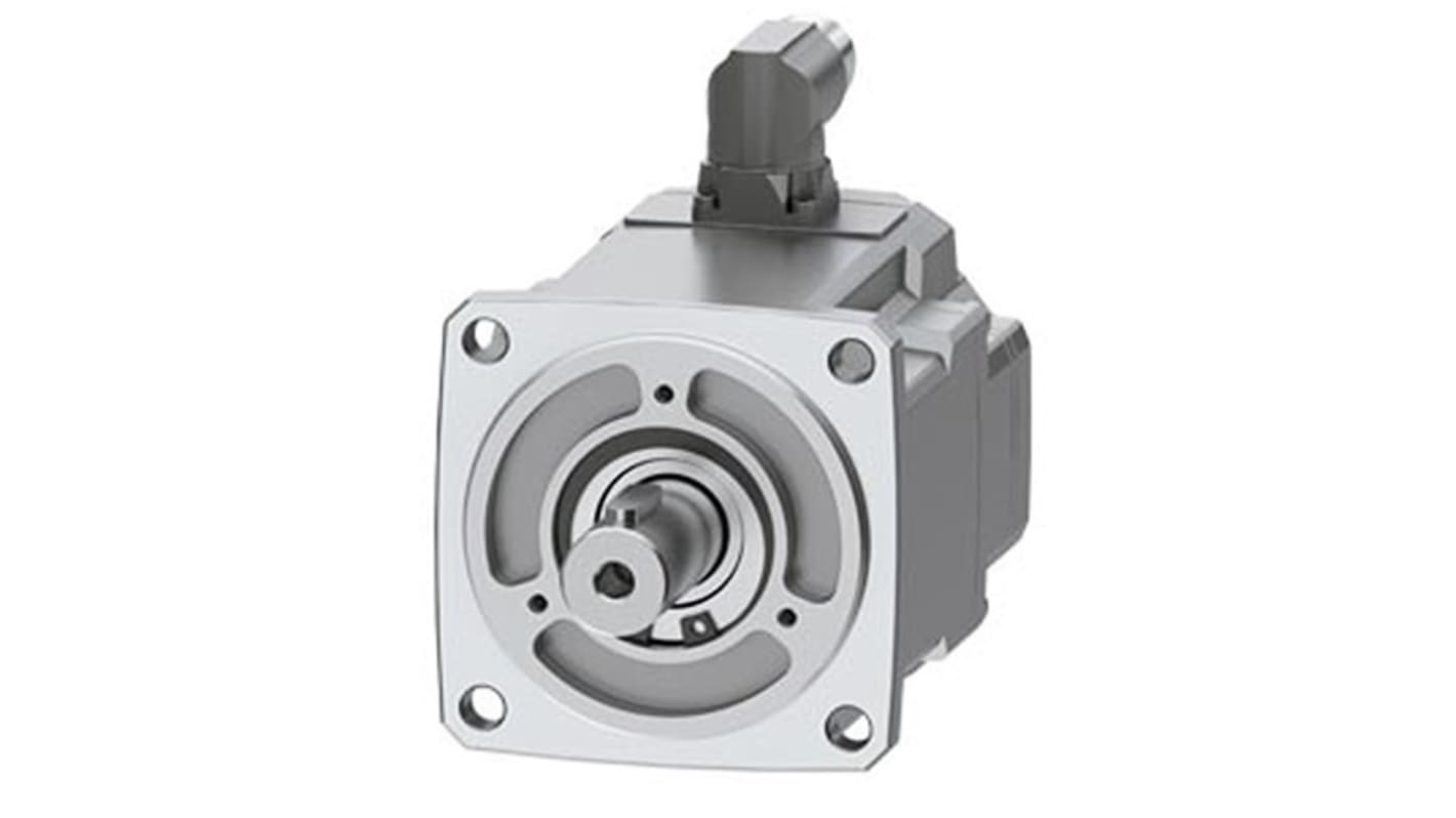 Siemens 400 → 480 V 0.6 kW Servo Motor, 6000 rpm, 3.85 Nm Max Output Torque, 19mm Shaft Diameter