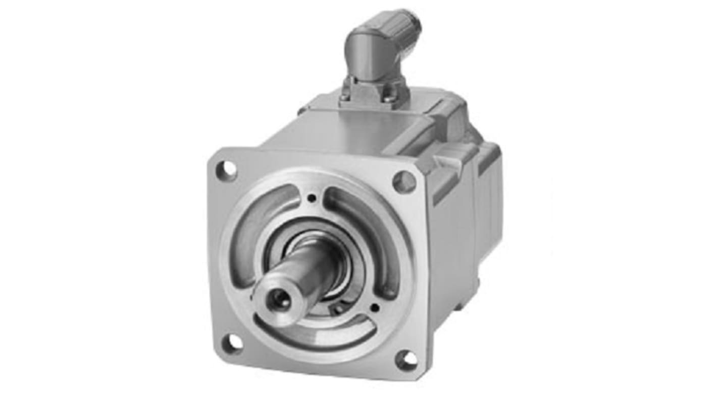 Siemens Servomotor, 3,85 Nm, 400 → 480 V, 6000 Umdrehungen pro Minute, 0,6 kW, 0.95Nm, 19mm