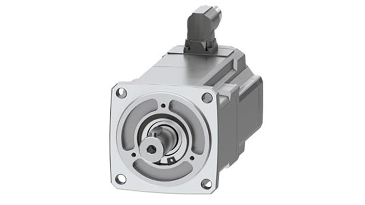 Siemens 400 → 480 V 0.6 kW Servo Motor, 6000 rpm, 3.85 Nm Max Output Torque, 19mm Shaft Diameter