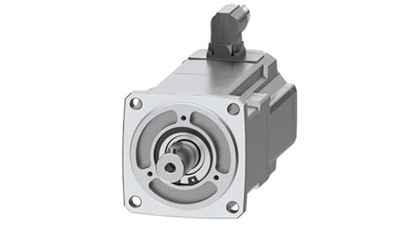 Siemens 400 → 480 V 0.6 kW Servo Motor, 6000 rpm, 3.85 Nm Max Output Torque, 19mm Shaft Diameter