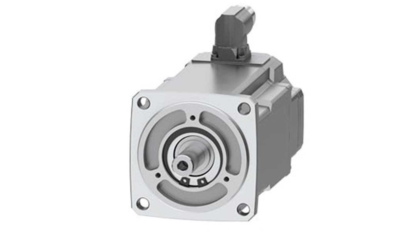 Siemens 400 → 480 V 0.75 kW Servo Motor, 3000 rpm, 7.5 Nm Max Output Torque, 19mm Shaft Diameter