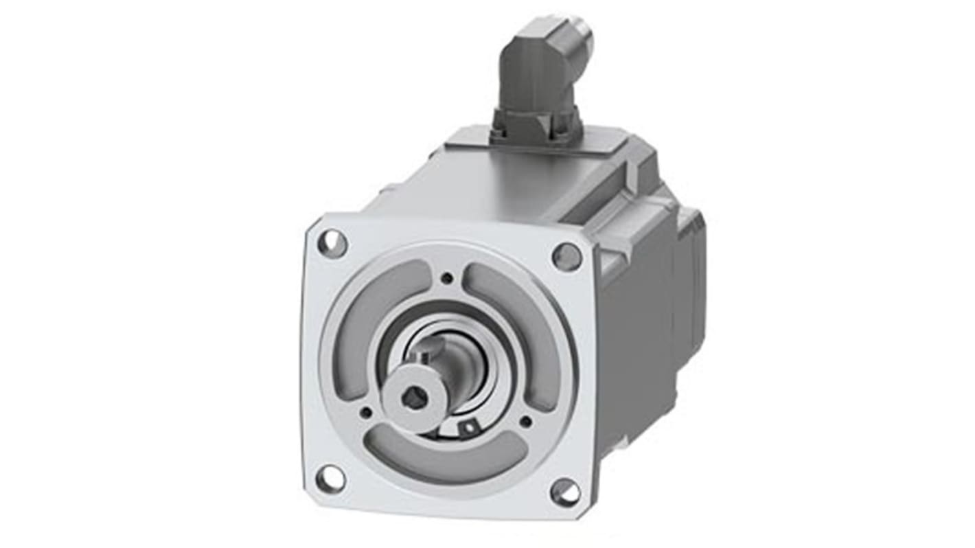 Siemens Servomotor, 7,5 Nm, 400 → 480 V, 3000 Umdrehungen pro Minute, 0,75 kW, 2.4Nm, 19mm