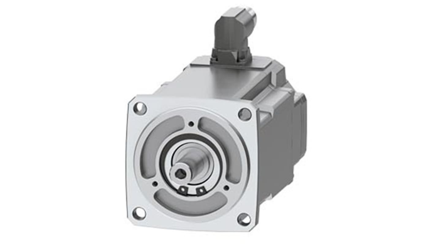 Siemens Servomotor, 7,6 Nm, 400 → 480 V, 6000 Umdrehungen pro Minute, 1,07 kW, 1.7Nm, 19mm