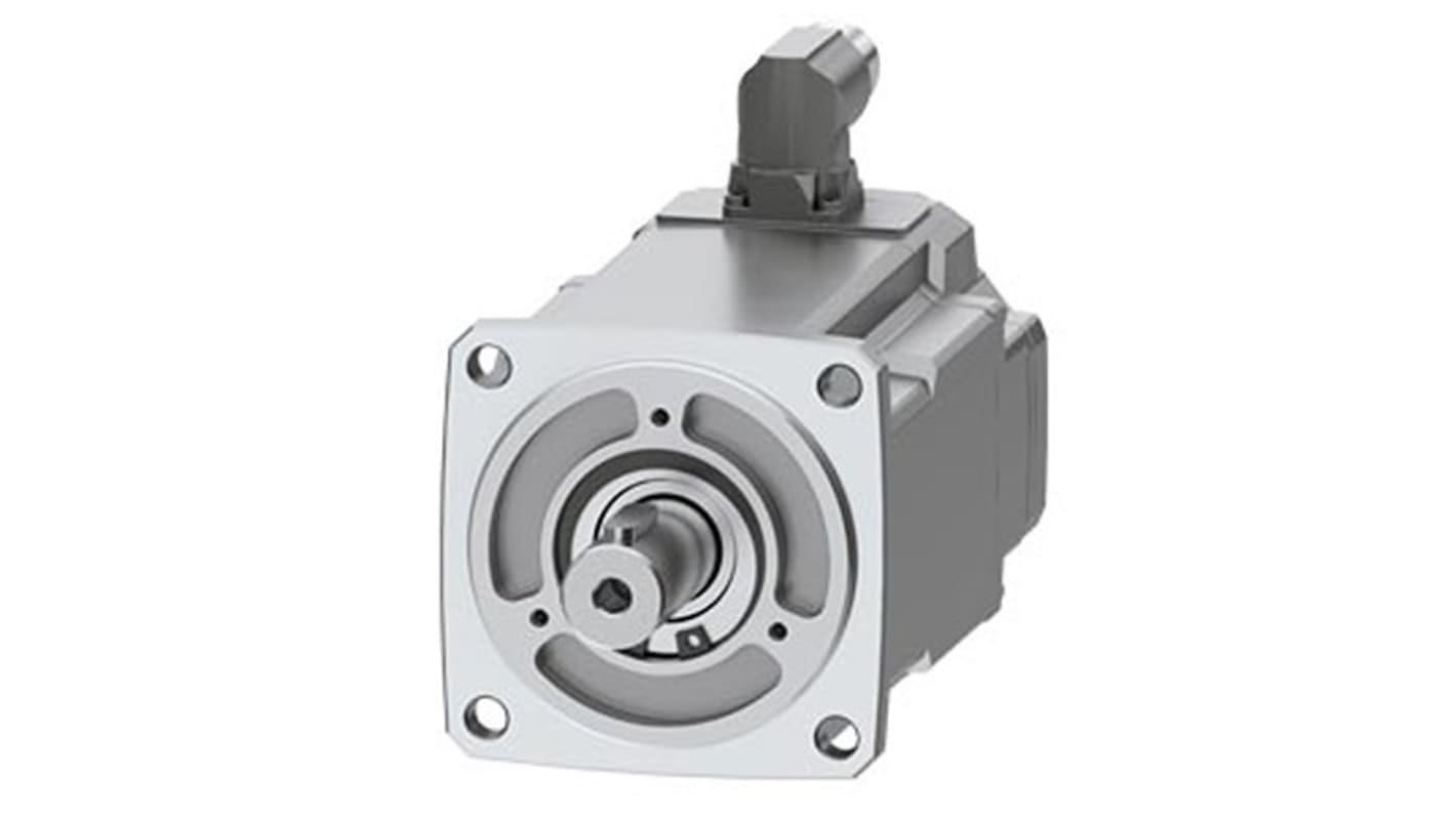 Siemens Servomotor, 7,6 Nm, 400 → 480 V, 6000 Umdrehungen pro Minute, 1,07 kW, 1.7Nm, 19mm