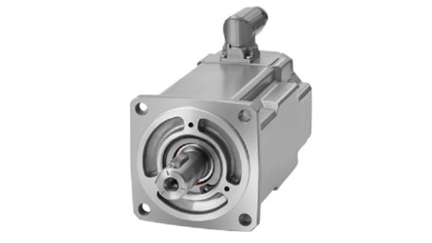 Siemens 400 → 480 V 1.07 kW Servo Motor, 6000 rpm, 7.6 Nm Max Output Torque, 19mm Shaft Diameter