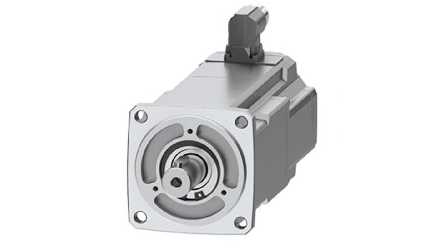 Siemens Servomotor, 7,6 Nm, 400 → 480 V, 6000 Umdrehungen pro Minute, 1,07 kW, 1.7Nm, 19mm