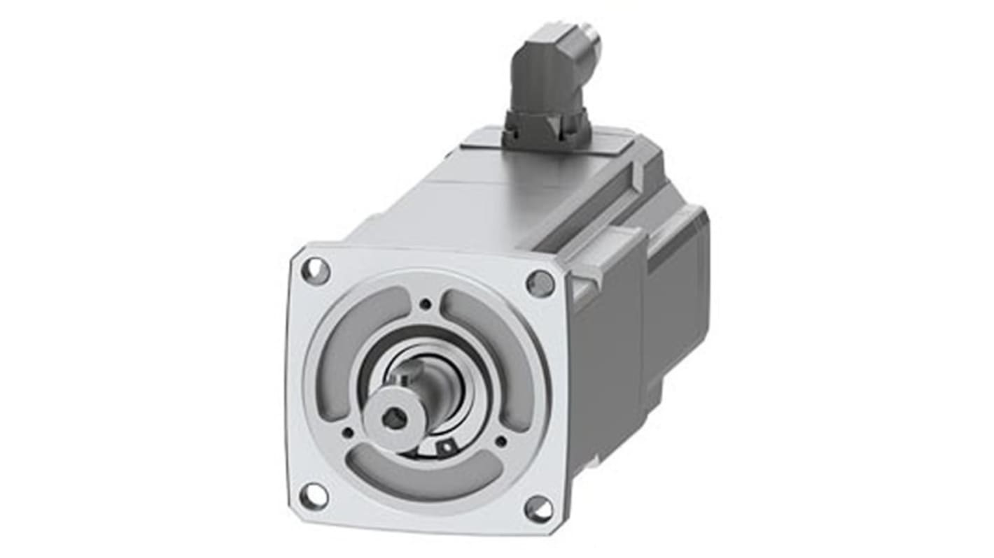 Siemens Servomotor, 7,6 Nm, 400 → 480 V, 6000 Umdrehungen pro Minute, 1,07 kW, 1.7Nm, 19mm