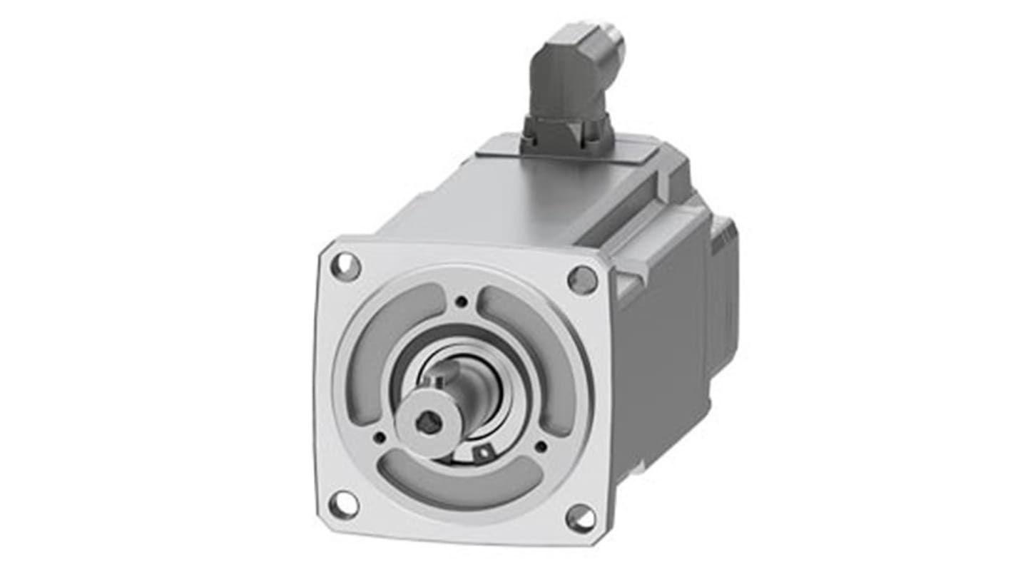 Siemens 400 → 480 V 1 kW Servo Motor, 3000 rpm, 10 Nm Max Output Torque, 19mm Shaft Diameter