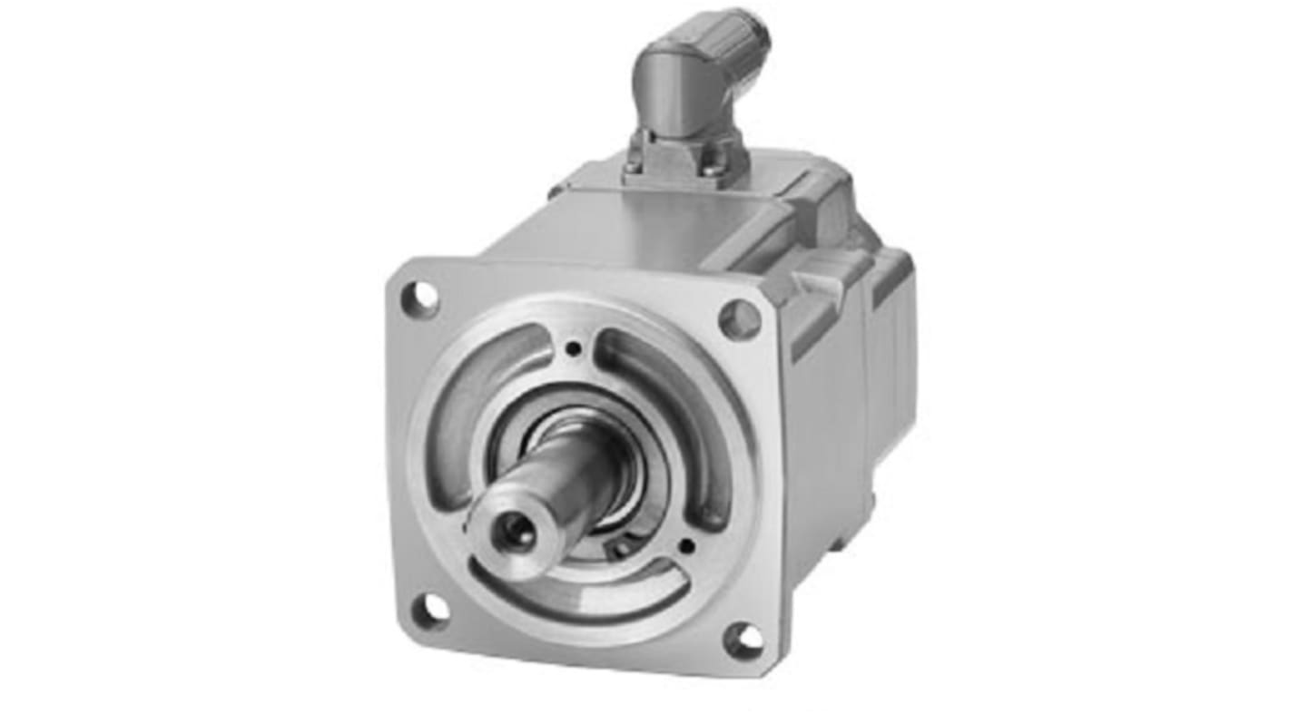 Siemens Servomotor, 10 Nm, 400 → 480 V, 3000 Umdrehungen pro Minute, 1 kW, 3.2Nm, 19mm