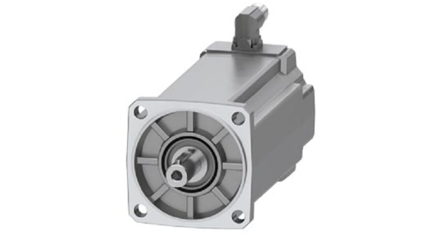 Siemens Servomotor, 24 Nm, 400 → 480 V, 3000 Umdrehungen pro Minute, 2,1 kW, 6.6Nm, 19mm