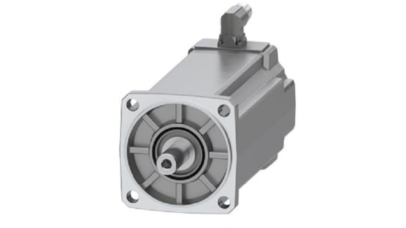 Siemens Servomotor, 24 Nm, 400 → 480 V, 3000 Umdrehungen pro Minute, 2,1 kW, 6.6Nm, 19mm