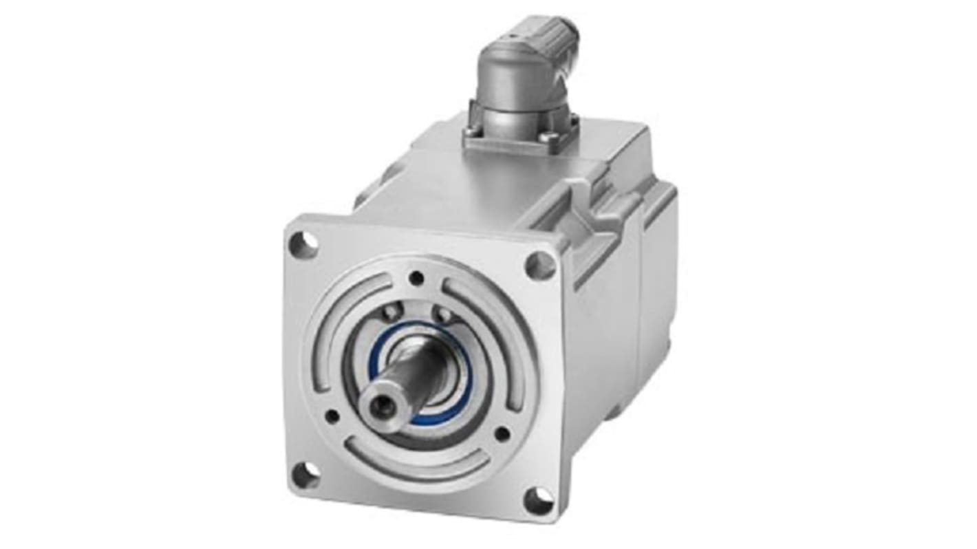 Siemens 400 → 480 V 0.26 kW Servo Motor, 6000 rpm, 1.85 Nm Max Output Torque, 14mm Shaft Diameter