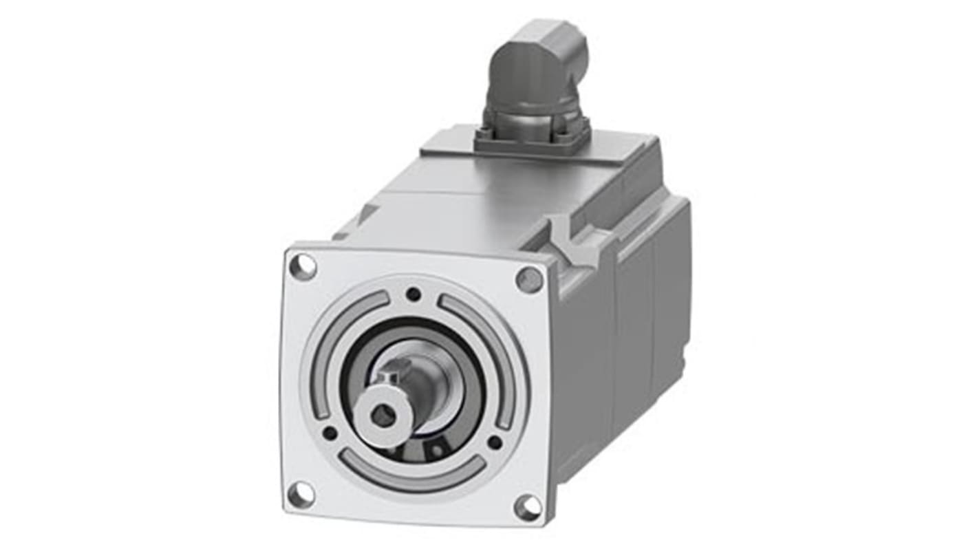 Siemens 400 → 480 V 0.255 kW Servo Motor, 6000 rpm, 1.95 Nm Max Output Torque, 11mm Shaft Diameter