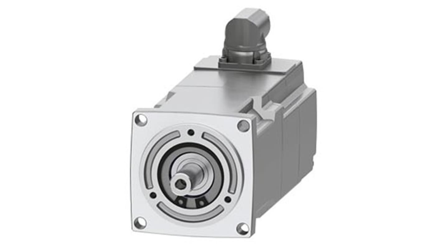 Siemens 400 → 480 V 0.26 kW Servo Motor, 6000 rpm, 1.85 Nm Max Output Torque, 14mm Shaft Diameter