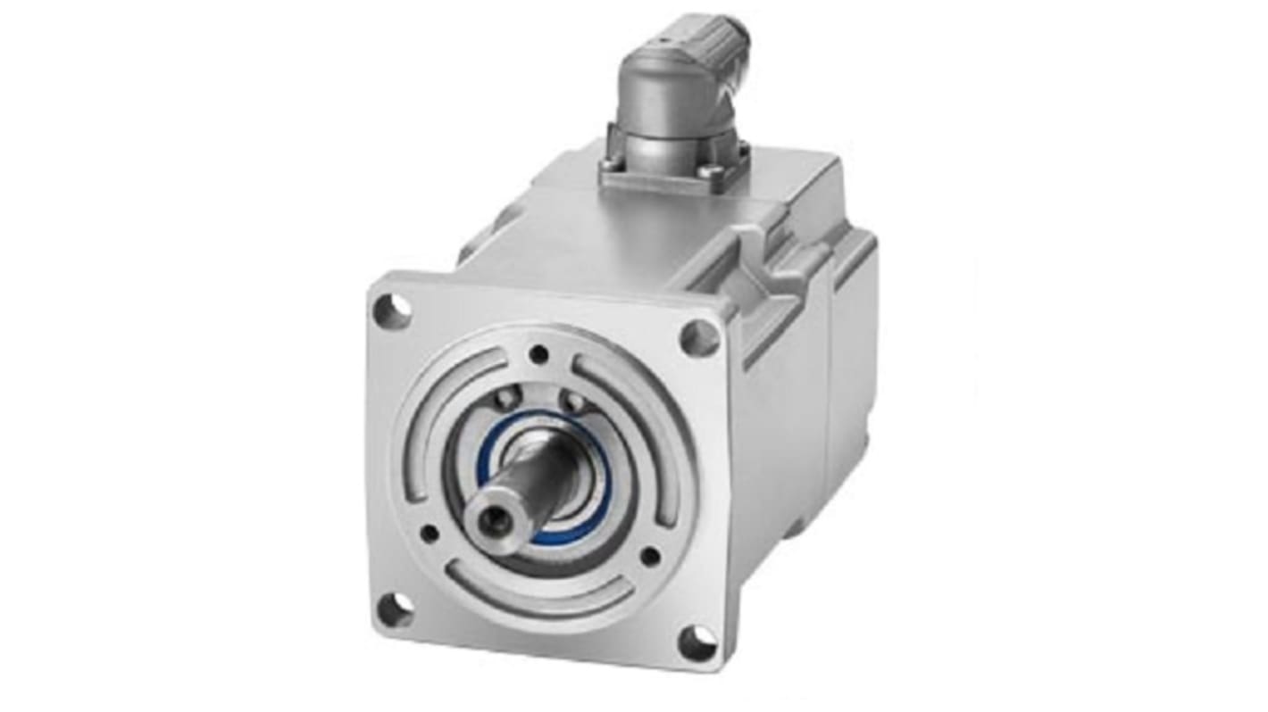 Siemens 400 → 480 V 0.255 kW Servo Motor, 6000 rpm, 1.95 Nm Max Output Torque, 11mm Shaft Diameter