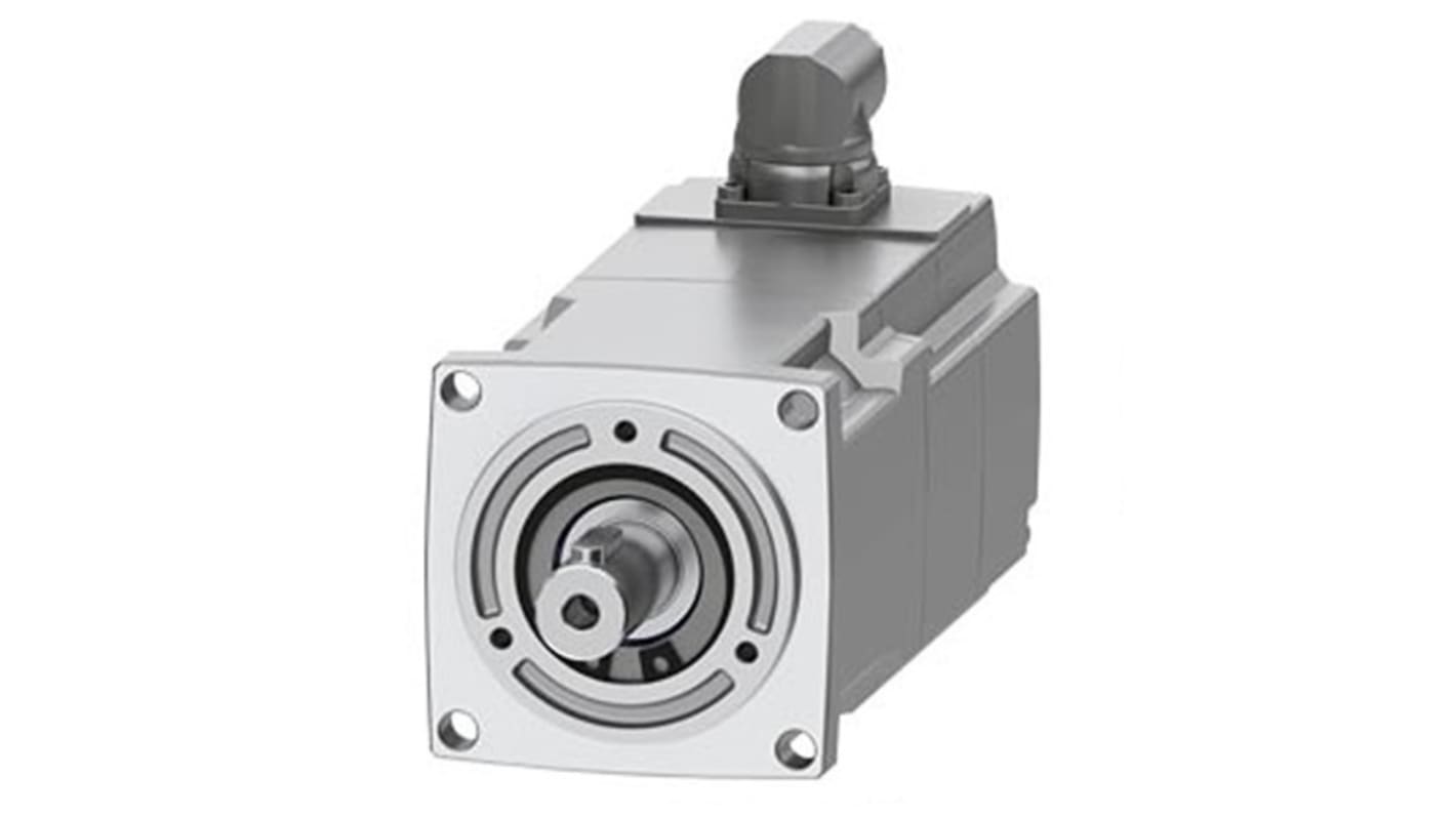 Siemens Servomotor, 1,85 Nm, 400 → 480 V, 6000 Umdrehungen pro Minute, 0,26 kW, 0.64Nm, 14mm