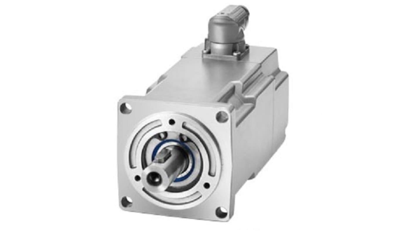 Siemens Servomotor, 3,75 Nm, 400 → 480 V, 6000 Umdrehungen pro Minute, 0,43 kW, 1.27Nm, 14mm