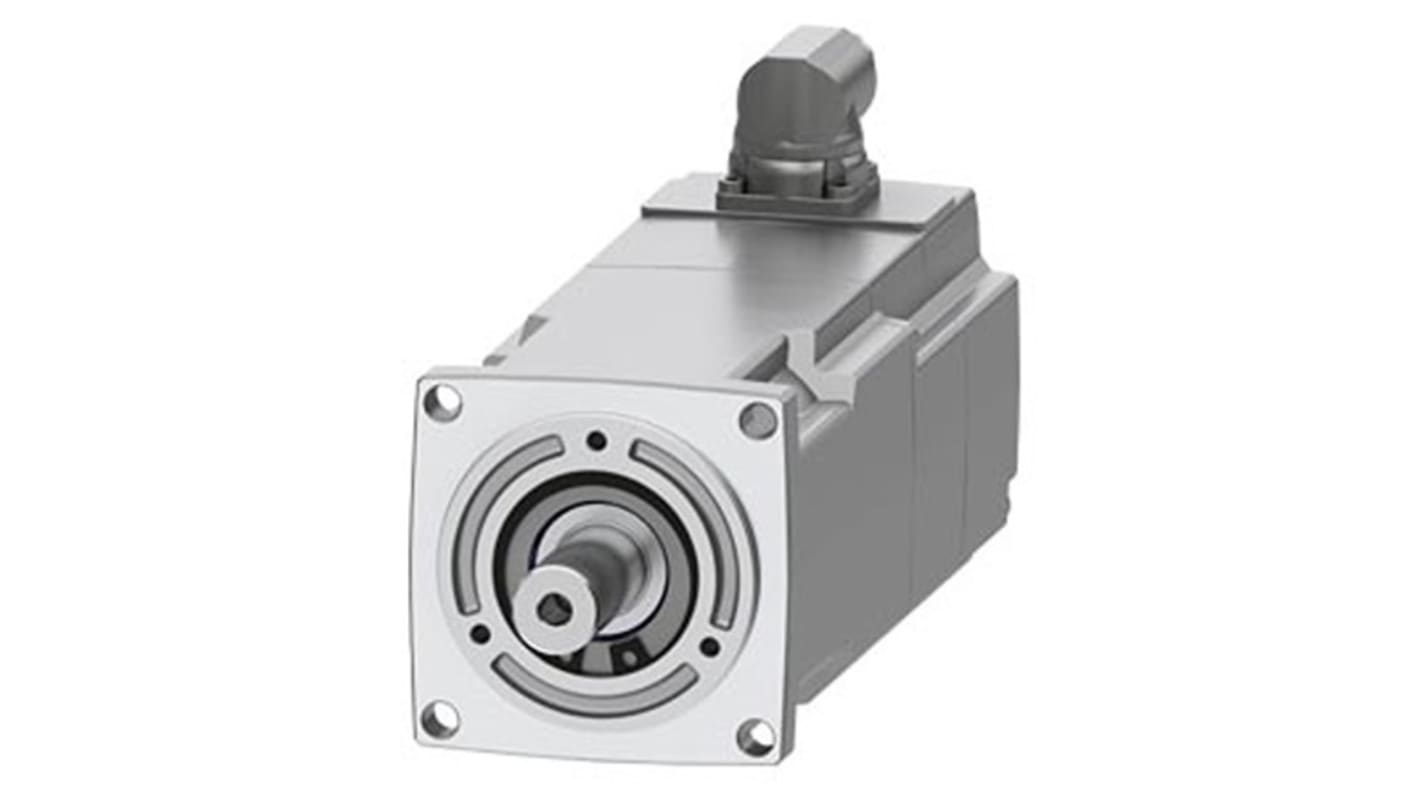 Siemens Servomotor, 3,75 Nm, 400 → 480 V, 6000 Umdrehungen pro Minute, 0,43 kW, 1.27Nm, 14mm