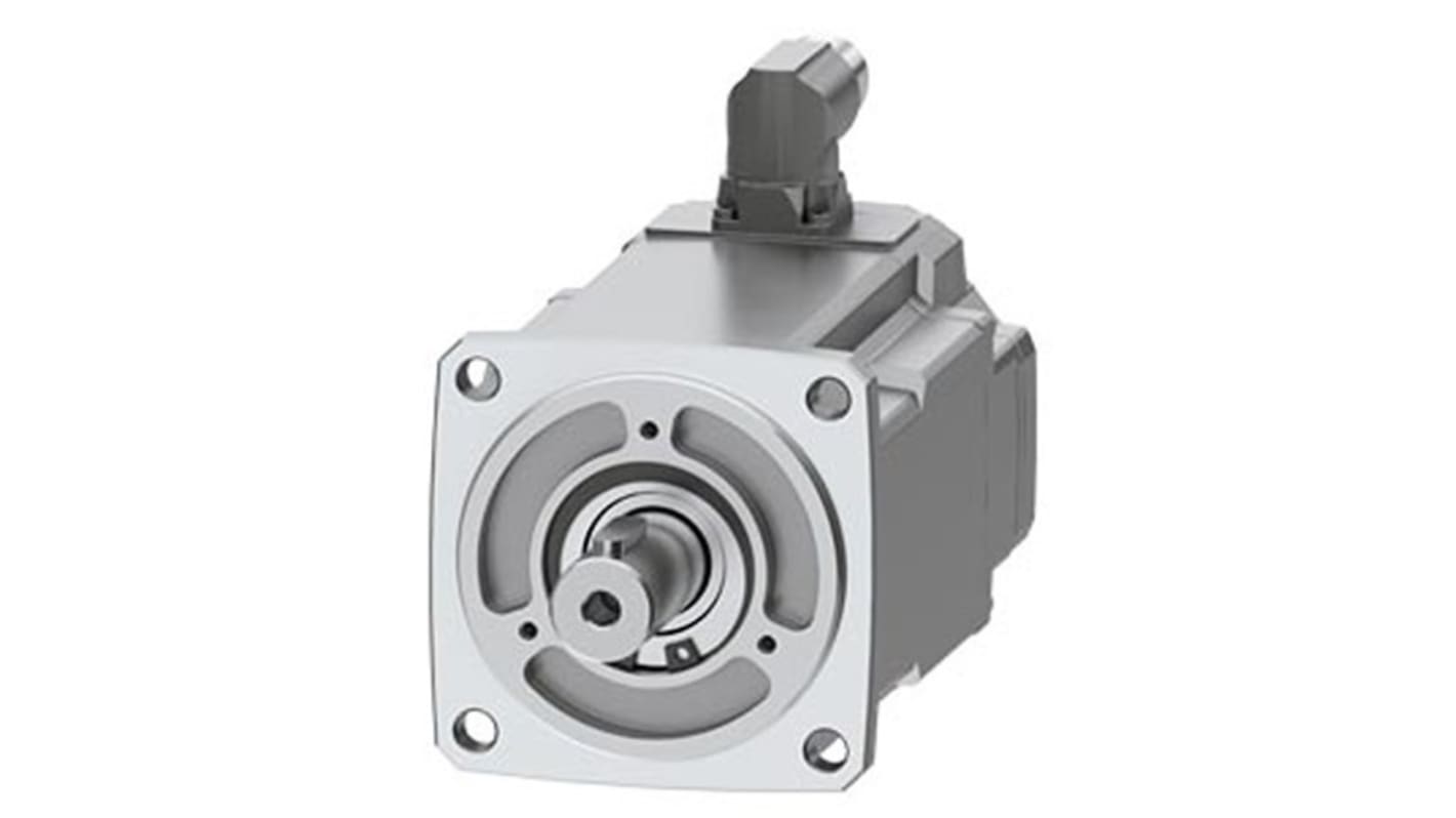 Siemens Servomotor, 7,5 Nm, 400 → 480 V, 3000 Umdrehungen pro Minute, 0,75 kW, 2.4Nm, 19mm