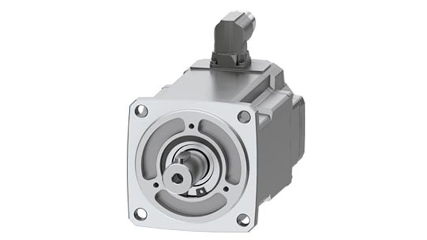 Siemens Servomotor, 7,5 Nm, 400 → 480 V, 3000 Umdrehungen pro Minute, 0,75 kW, 2.4Nm, 19mm