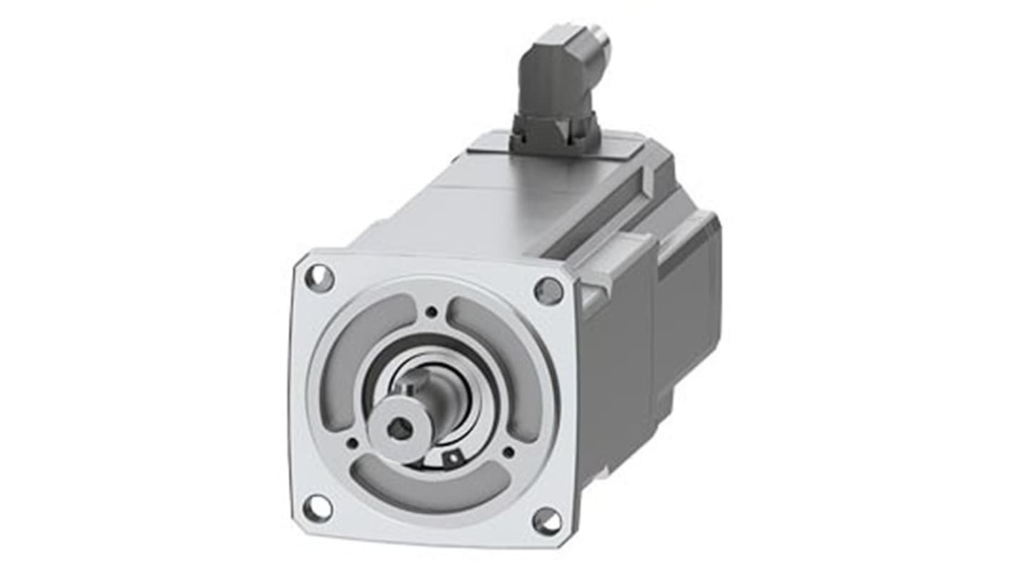 Siemens Servomotor, 7,1 Nm, 400 → 480 V, 6000 Umdrehungen pro Minute, 0,57 kW, 2.4Nm, 19mm