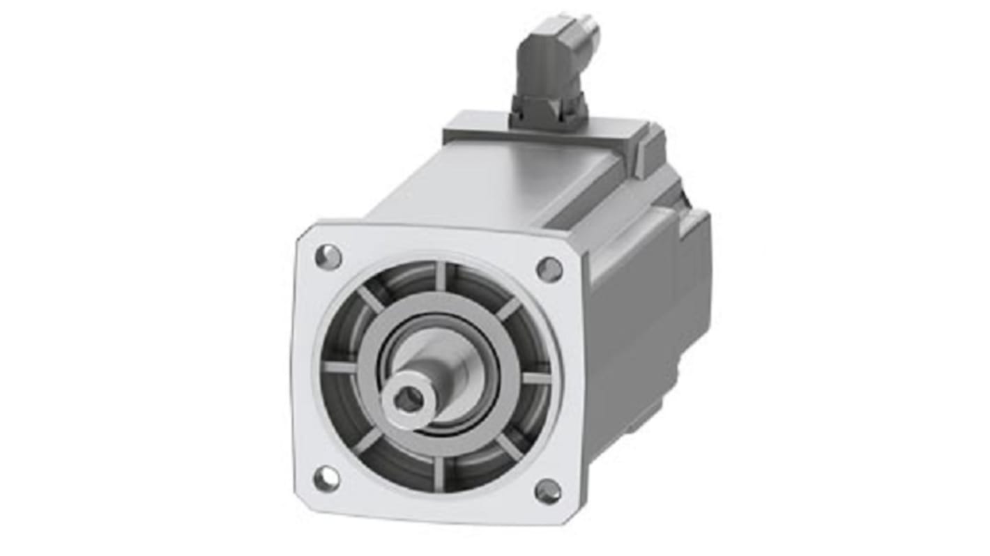 Siemens Servomotor, 15 Nm, 400 → 480 V, 3000 Umdrehungen pro Minute, 1,45 kW, 4.6Nm, 19mm