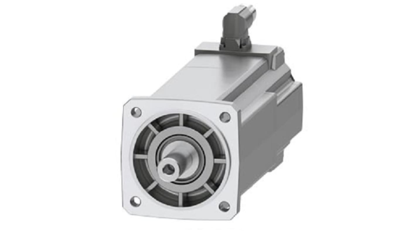 Siemens Servomotor, 15 Nm, 400 → 480 V, 3000 Umdrehungen pro Minute, 1,45 kW, 4.6Nm, 19mm