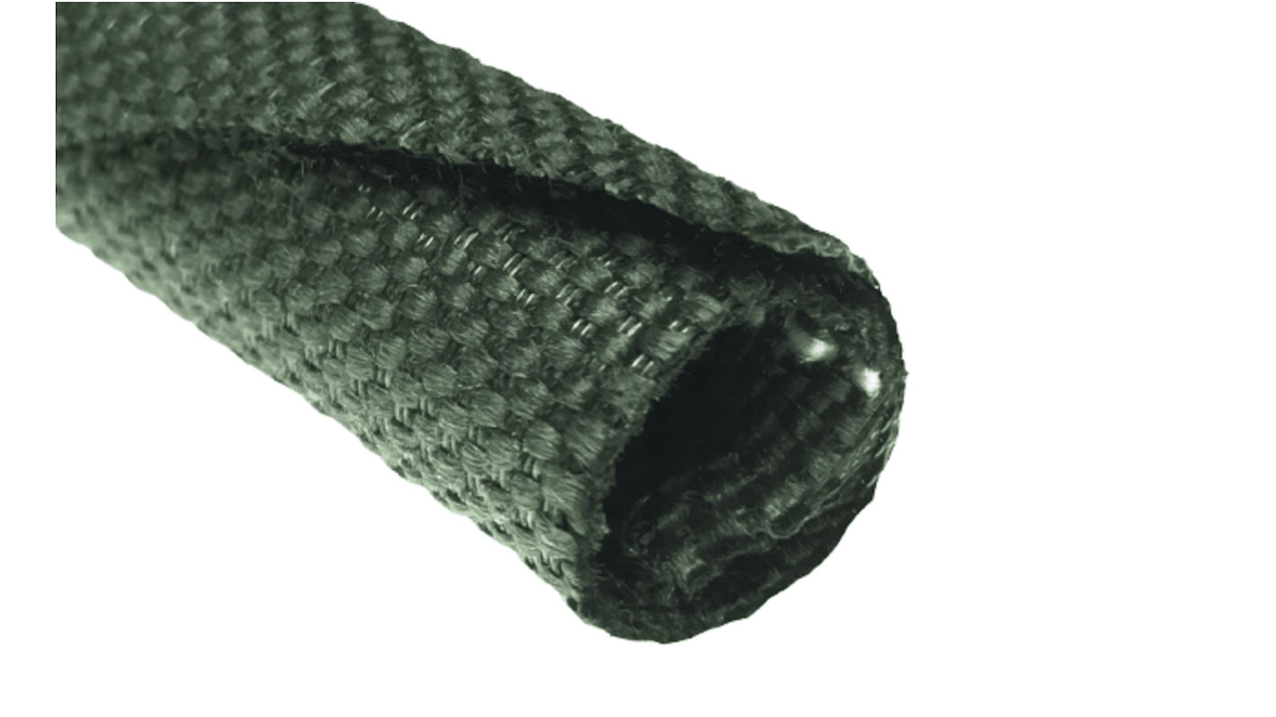 Gaine de protection Tressée 19mm Tenneco, Vert en Nomex, PPS, 25m