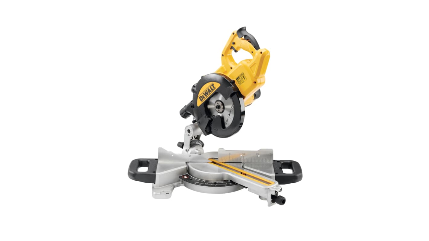 Sierra ingletadora DeWALT DWS773 a batería, diám. de hoja 216mm, enchufe euro